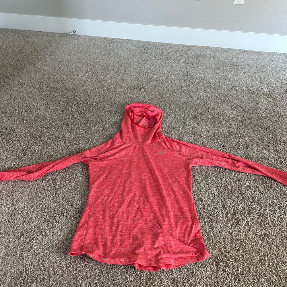 Nike running Hooded Long Sleeve Top